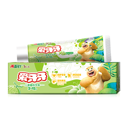 兩面針愛牙牙兒童牙膏40克+10克（哈密瓜）